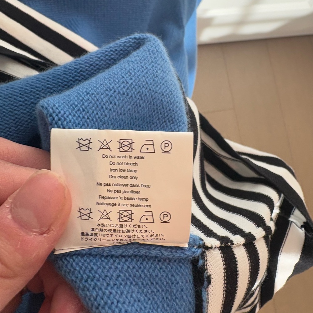 Michael Kors Collection Woman’s cashmere hoodie - blue/xs - Picture 6 of 10